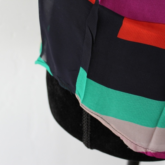 🆕 Striped Chiffon Blouse - Picture 7 of 8